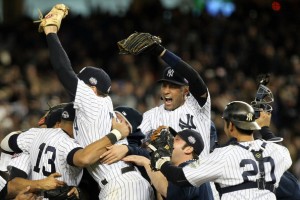 La celebracion de los Yankees